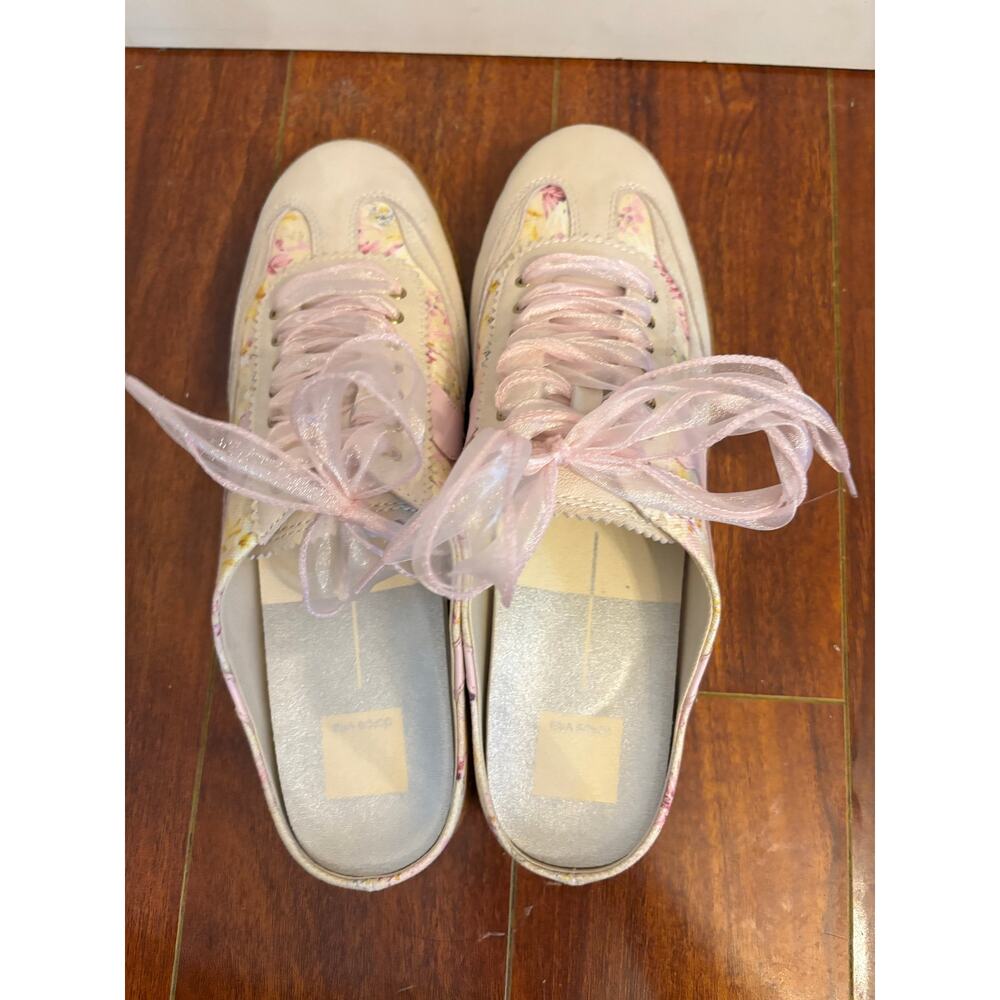 Dolce Vita Women’s Notice Mule Sneakers Pink Cream Floral Size 10.5 NWOB - Picture 5 of 7